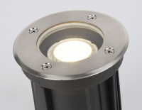 Уличный светильник в грунт BK черный IP67 GU10 max 35W D108*135 (Ambrella Light, ST6511)