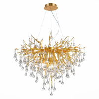 SL1651.203.09 Люстра подвесная ST-Luce Золотистый/Золотистый G9 9*5W ANZIO