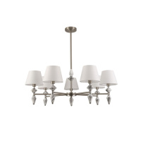 Люстра Vermont Classi, 7xE14, Никель (Lumion, 8274/7)