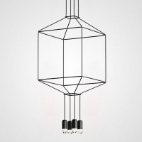 Подвесной светильник Via Wireflow polyhedral 0311 Pendan Light (ImperiumLoft, 84527-22)