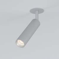 Встраиваемый светодиодный светильник Diffe серебряный 25040/LED (Elektrostandard, Встраиваемый светодиодный светильник Diffe серебряный)