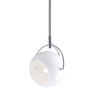Подвесной светильник Beluga, Белый/Хром (Fabbian, D57A1901)