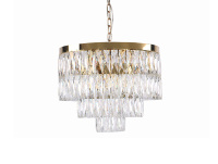 Подвесной светильник ELIZABETH 10120, 8xЕ14, золото шампань (Newport, 10128/S gold) М0067848