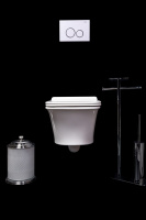 Подвесной унитаз глянцевый BOHEME Mirage 965-W