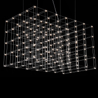 Люстра Quasar Cosmos Square LED pendant light 80/80/140 (ImperiumLoft, 252289-22)