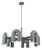 Подвесная люстра Kink Light Канти 08465-6,16 - Amppa.ru